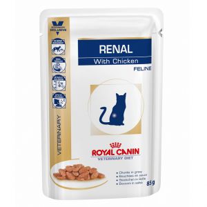 Royal Canin (Ройал Канин) - Renal (Ренал) (курица) - 0,1 кг - Диета для кошек при хронической почечной недостаточности