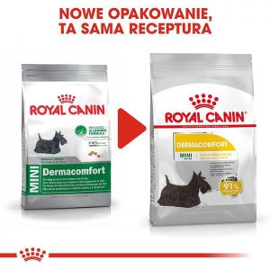 Royal Canin (Роял Канин) - Mini Dermacomfort (Мини Дермакомфорт) - Здоровое питание для собак с чувствительной кожей